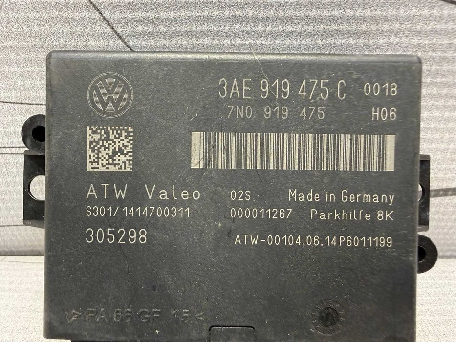 Modul asistență parcare / Unitate parcare (Parkhilfe 8K) Volkswagen Passat B7 3AE919475C 2014 / [2011-2014] / (5C3)