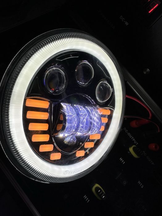 Led Фара 2106 жигули BMW