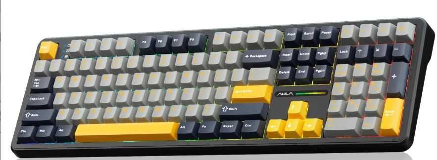 Aula F108 Механична клавиатура hot swap / brown switch