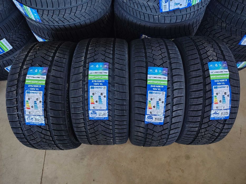 4бр.НОВИ зимни гуми LINGLONG 245 40 19+275 35 19 DOT26 SPORT PAKET цена за брой