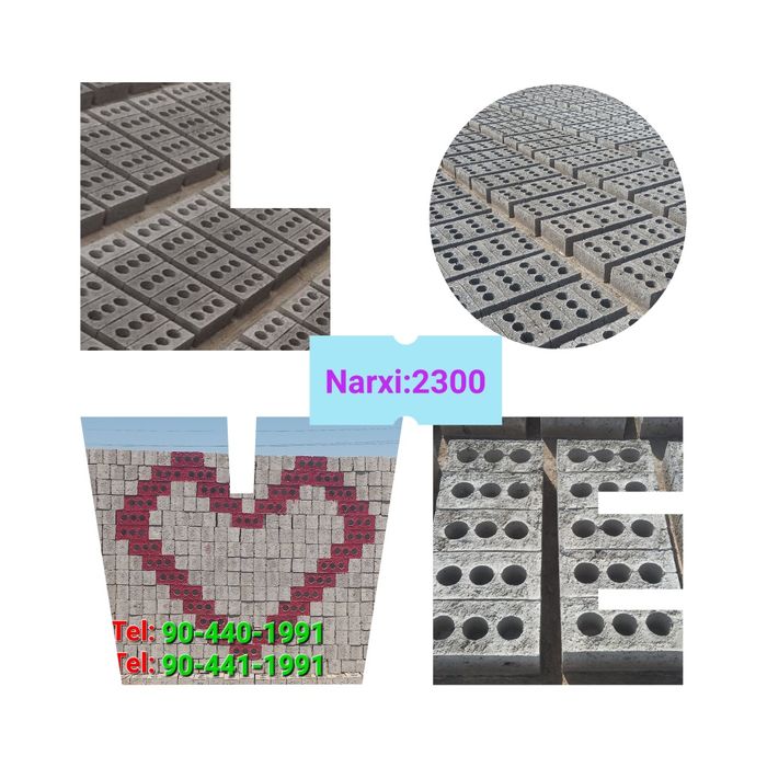 Shlaka Blok Beton Blok Qashqadaryo Qarshi