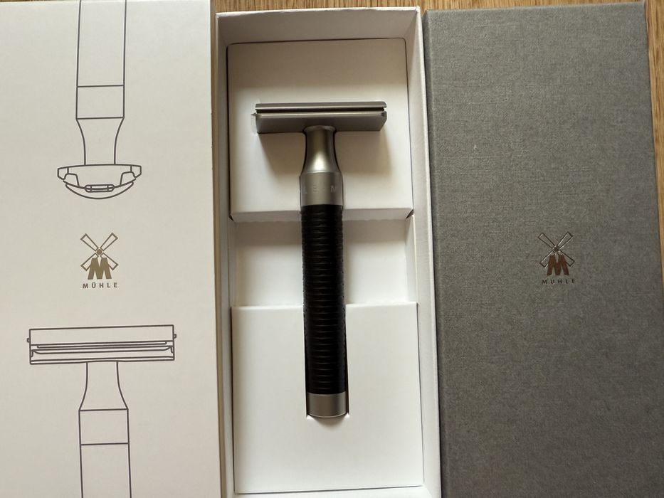 Aparat de ras clasic Muhle ROCCA R96 otel inoxidabil, ca nou