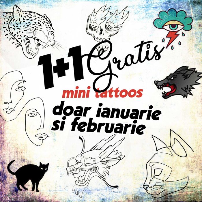 Tatuaje artistice Cartierul Latin Prel. Ghencea, fine line tarife mici