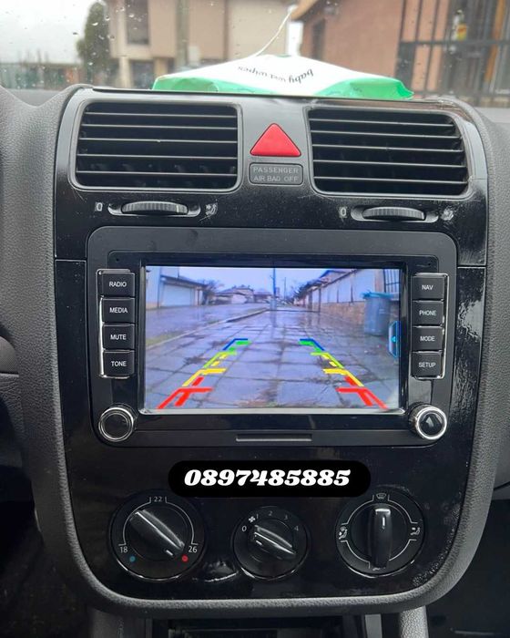 Мултимедия за VW Golf Passat Jetta| Android 14,MirrorLink, 4GB/32GB