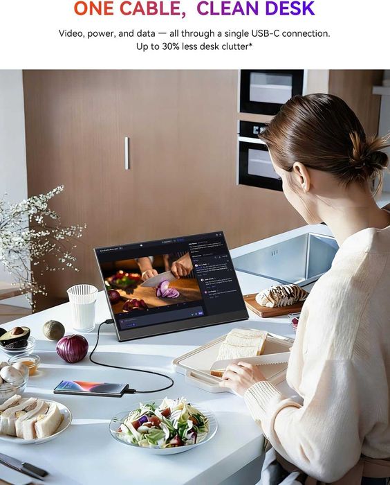 Портативный монитор UPERFECT 15.6" IPS 125% sRGB FullHD 1080P|60Hz