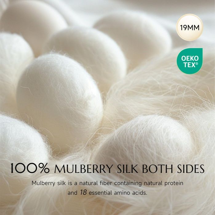 Последни бройки и комплекти калъфки 100% органична естествена коприна