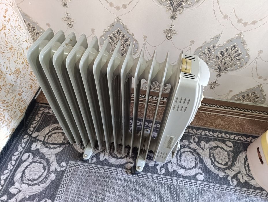 Isitish pechka,ichida yog' aylanadi