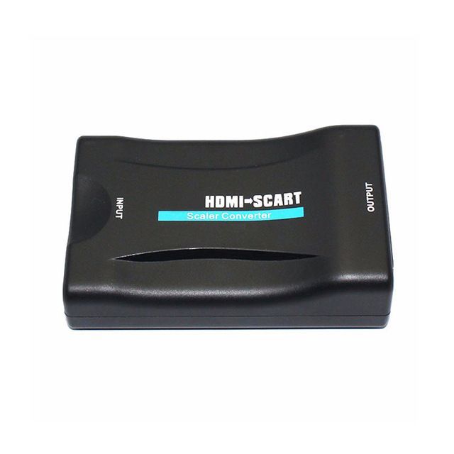 Конвертер HDMI стандарт в SKART. Черного цвета.