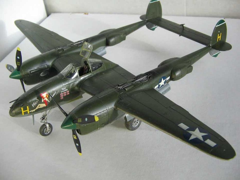 Сборная модель самолета P-38 «Лайтнинг» (Фирма «Корпак», 1/72)