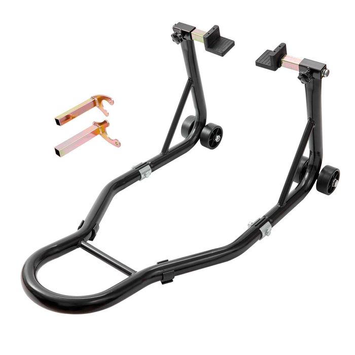 Stander de motocicleta spate universal include 2 tipuri de adaptoare