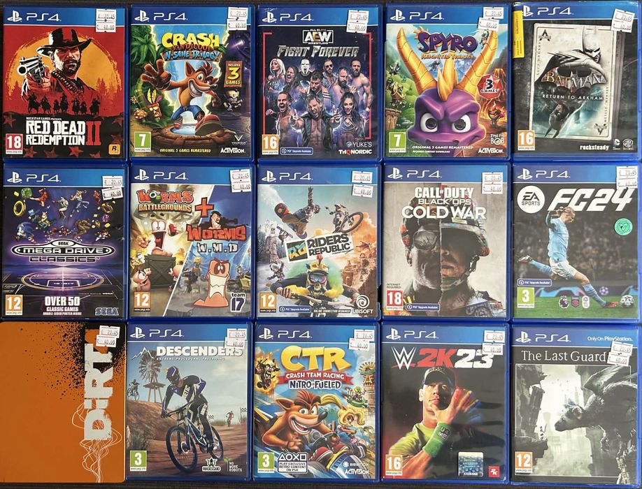 PS4 игри Playstation 4/ Плейстейшън 4 игри - 20.45€ (40.00лв) за брой