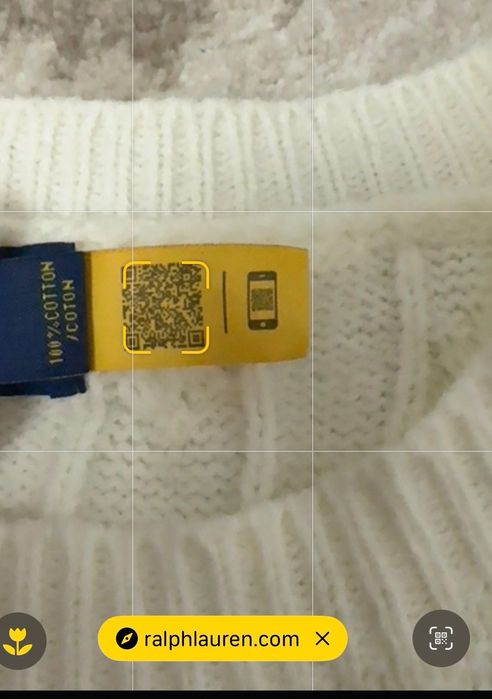 Sweater Polo Ralph Lauren alb
