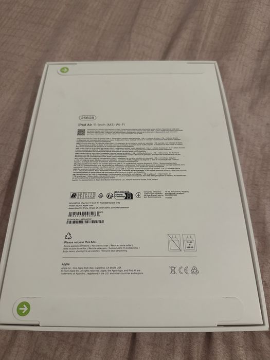 iPad Air 11’’ M3, 256GB, SIGILAT