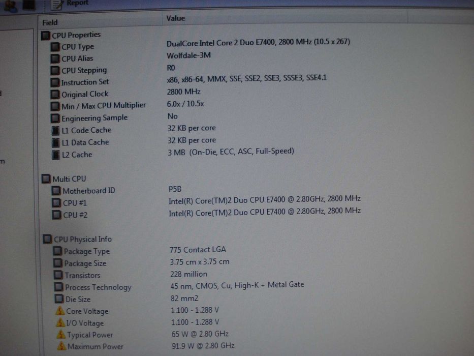 Procesor intel core 2 duo E7400 2.8Ghz FSB 1066 3mb 45nm 775 wolfdale