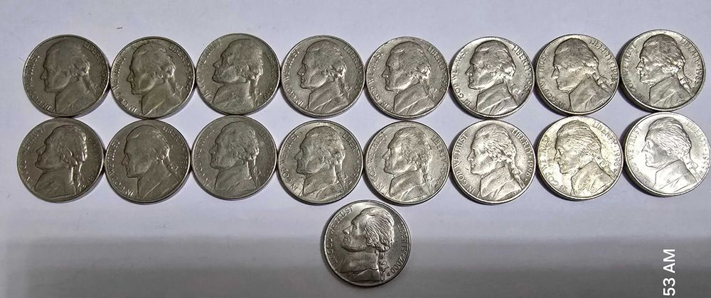 Монеты США - 63 шт.