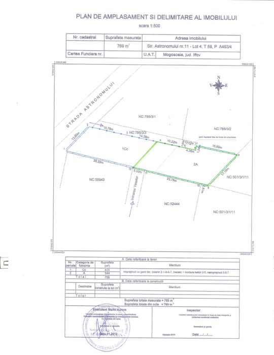 Mogosoaia, zona Martha Bibescu, teren de vanzare pentru casa