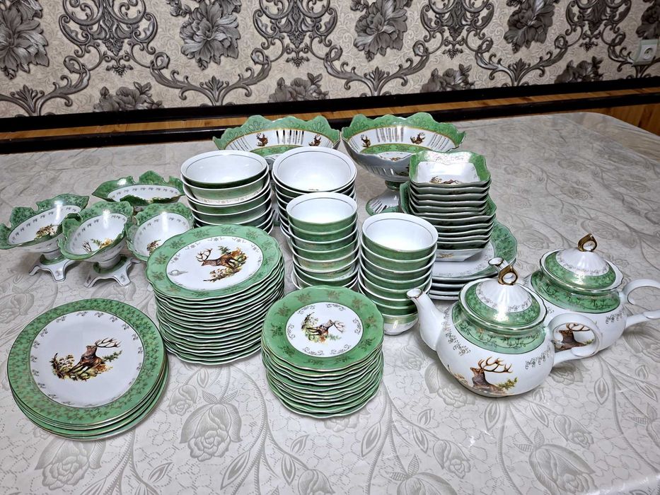 Элитный чешский фарфоровый сервиз