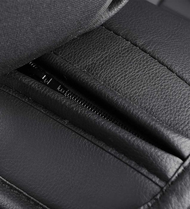 Луксозна универсална автомобилна тапицерия кожа + текстил - различни цветове