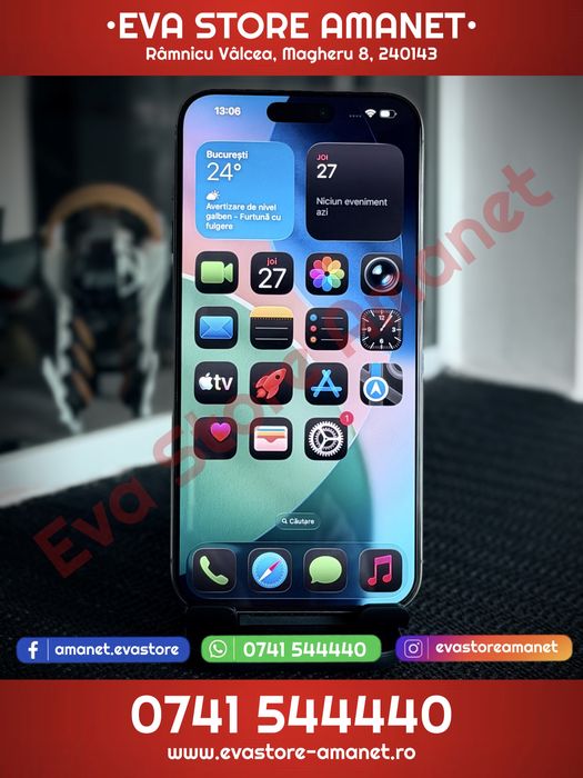 Apple iPhone 15 Pro Max Natural Titanium 256GB Neverlocked