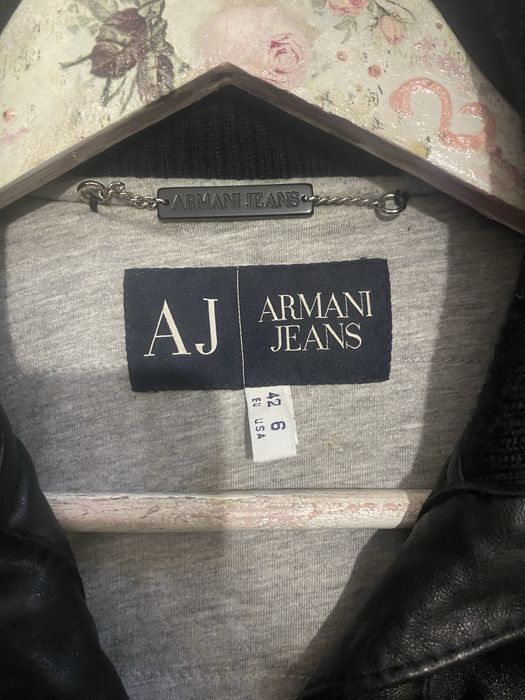Geaca piele dama Armani