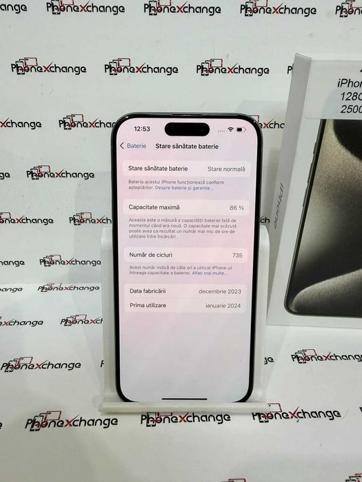 iPhone 15 Pro Natural Neverlocked 128GB