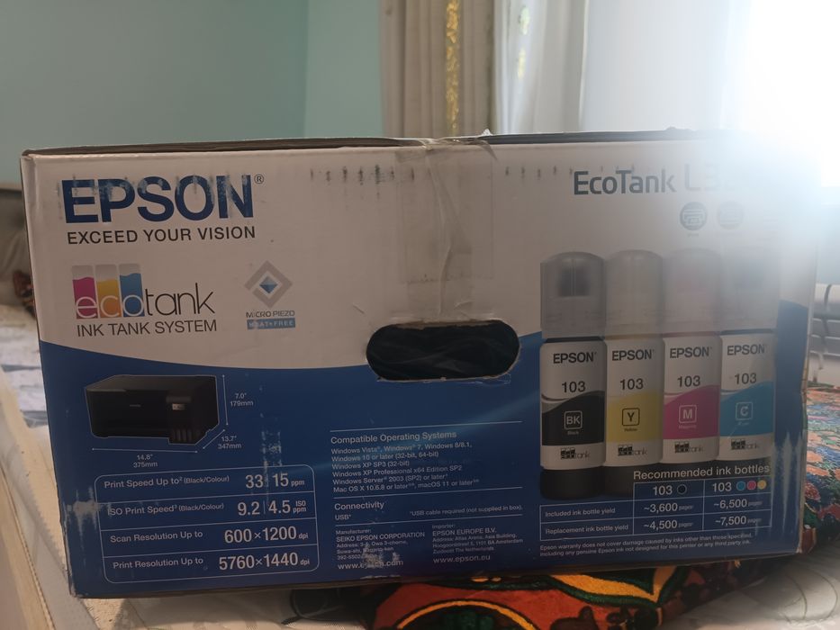 Epson eco tank l3200