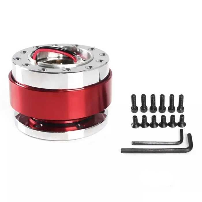 Бърза връзка за волан на МПС - Черен, Червен, Сив, Син