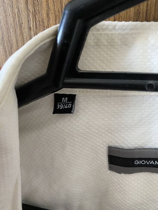 Белая рубашка М 39-40