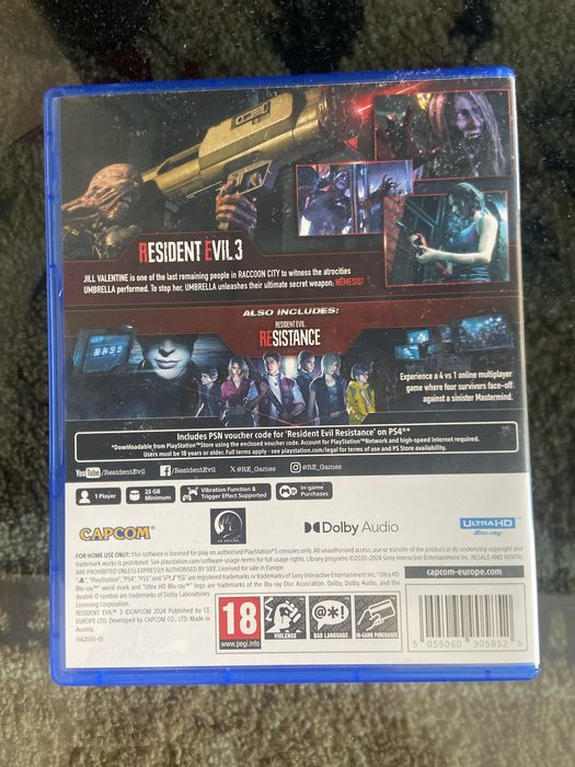 Resident Evil 3 PS5