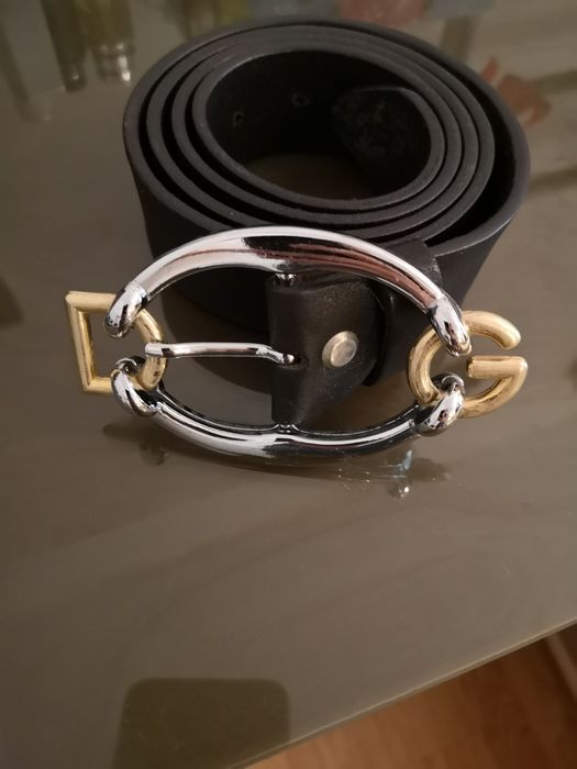 Curea piele D&G neagra