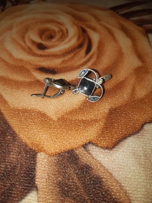 Серьги серебро 925