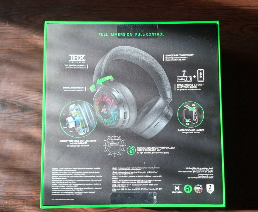 Геймърски Слушалки Razer Kraken V4 PRO
