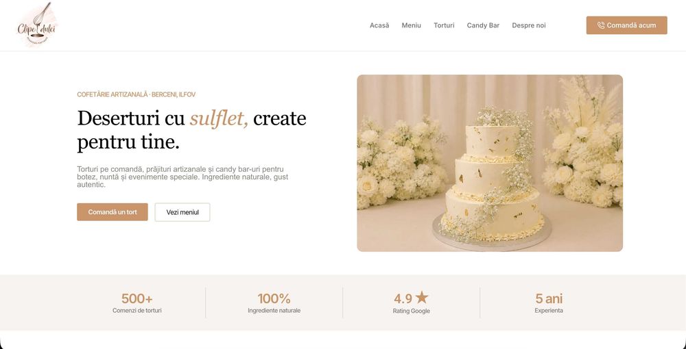 Creare Site Web | Hosting + Domeniu Grauit