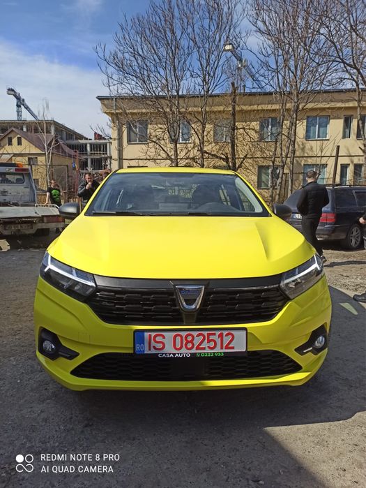 Colantare  / foliere caroserie galben taxi - Material premium