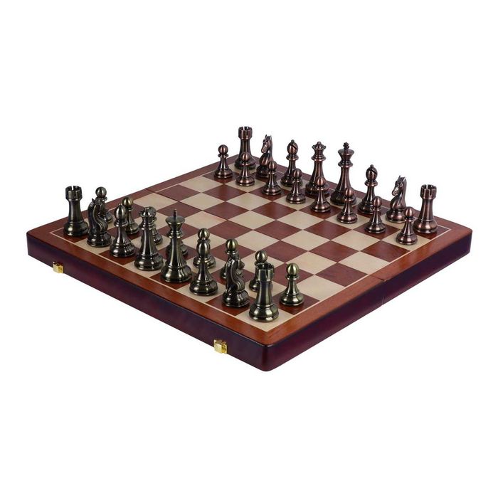 Шахматы Kasparov с металлическими фигурами