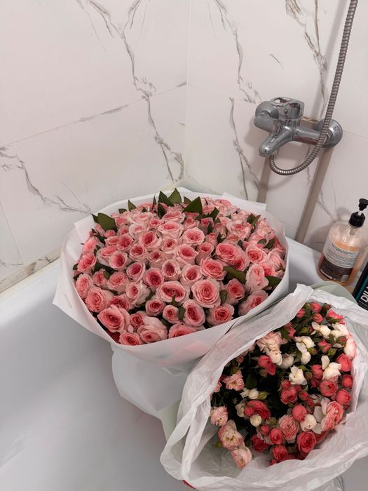 Букет цветы 101 шт роза