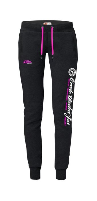 Pantaloni Sport Damă Slim Fit Negri Casual Gym M