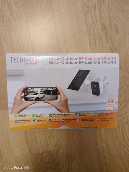 Vand cameră de supraveghere solară  Technaxx  Germany  TX 244/ Nouă4