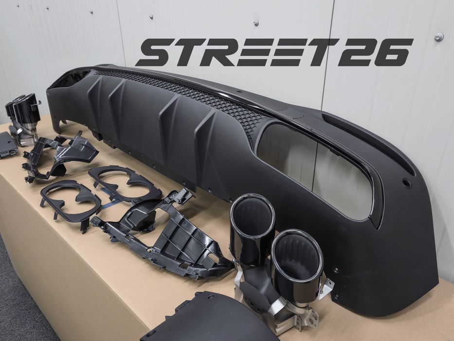Difuzor Bara Spate GLE53 AMG Mercedes GLE W167 V167 SUV (2019-2025) Full Black
