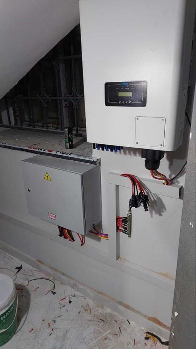 Установка солнычных панелей