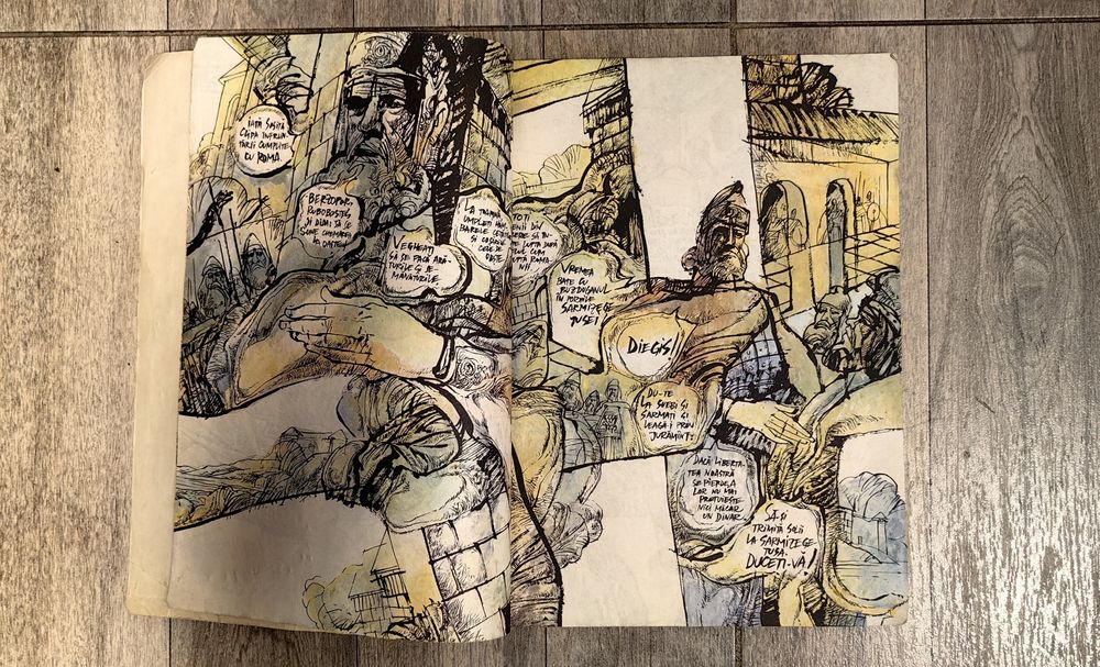 Benzi desenate Stramosii Neamul Soimarestilor Asediul banda desenata