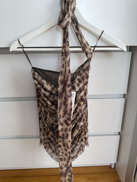 Топ Zara с леопародов пфинт