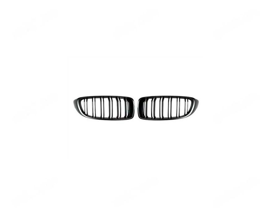 Grile Nari Duble M BMW Seria 4 F32 F33 F36 M4 M-Design, Negru Mat