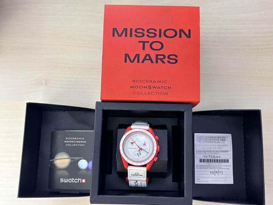 Omega x Swatch Speedmaster Moonswatch Mission To Mars Original