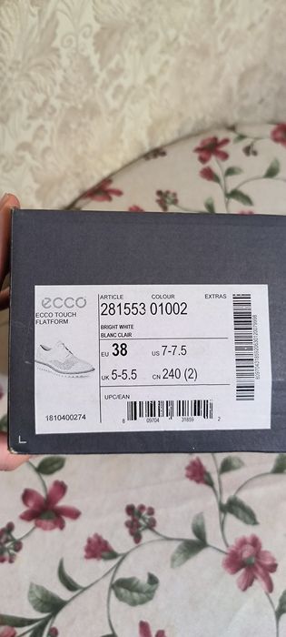 Ботинки ecco натуральная кожа