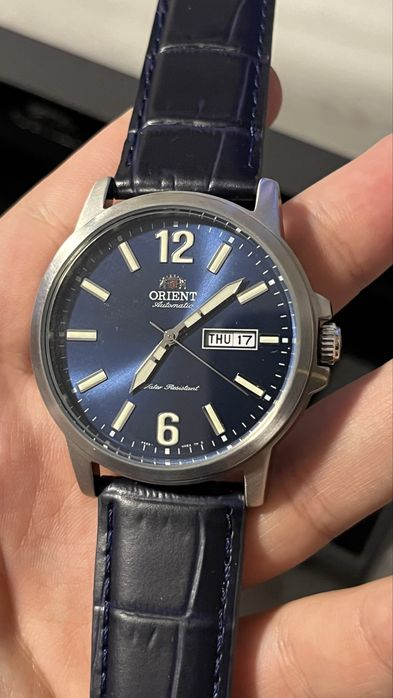 Ceas Orient Automatic Blue Dial Day-Date