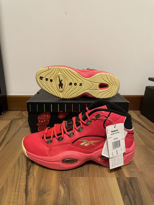 Adidas papuci bascheti Reebok Question Mid Hot Ones Allen Iverson 44,5