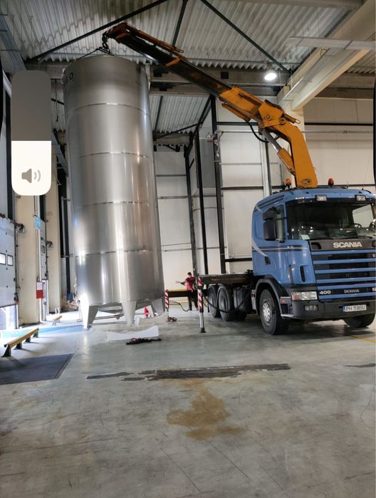 Vanc cap tractor cu macara