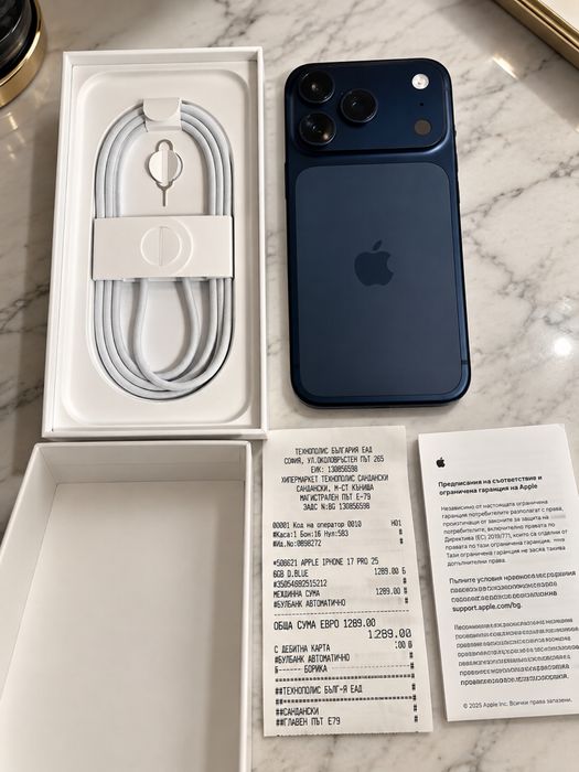 Iphone 17 Pro 256GB Deep Blue Технополис