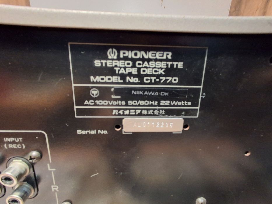 Кассетная дека Pioneer CT-770